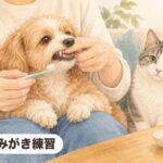 歯みがき練習｜犬・猫の歯磨きを嫌がる子を慣らす段階トレーニング｜犬編・猫編を獣医師が解説